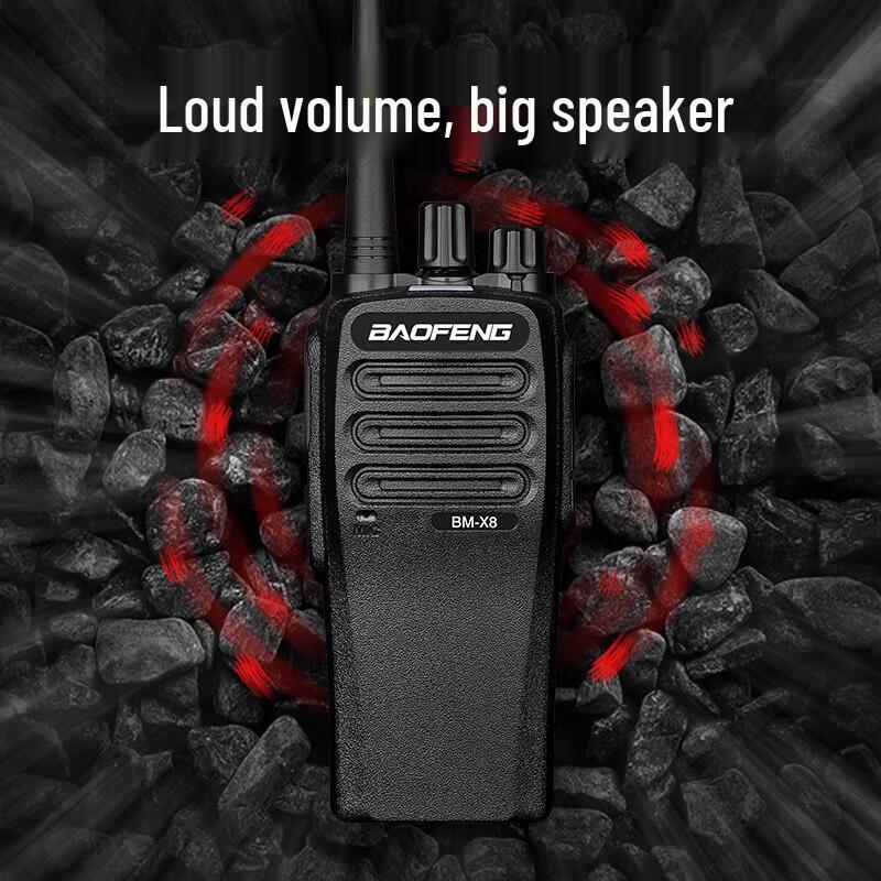 Baofeng BM-X8 High-Power Long-Range Two-Way Radio (2-Pack) (CN version)