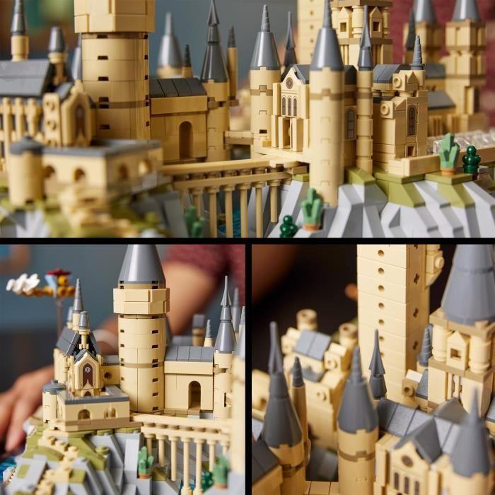 LEGO® Harry Potter 76419 Le Château et le Domaine de Poudlard, Maquette à Construire pour Adultes, Incluant les Lieux Iconiques