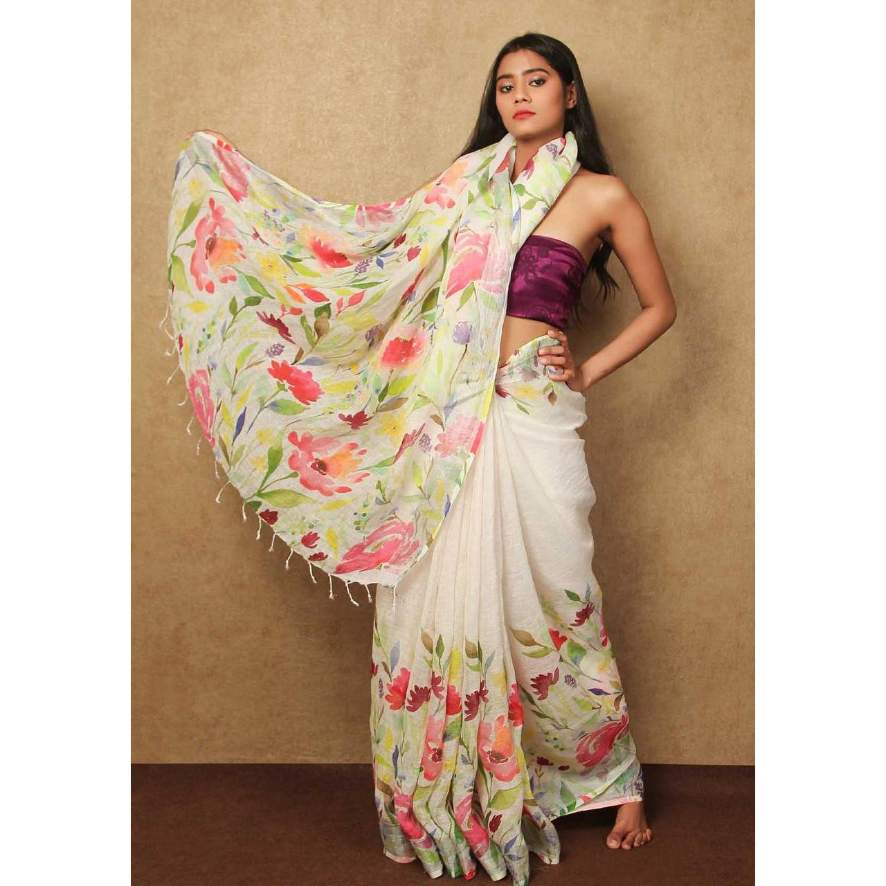 

Стильное повседневное сари для женщин, последняя новая подборка