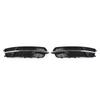 Front Bumper Lower Grille Grill 4G0807681AN 4G0807682AN Fit for A6 C7 S-Line 2016-2018 Black Chrome