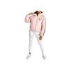adidas Originals Letter Print Hooded Zip Long Sleeve Jacket Women Jacket Pink FJ6524