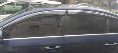 שמשות עם SD כרום (4 יחידות, Sunplex Chrome) עבור פולקסווגן פאסאט B6 2006-2012
