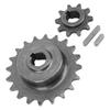 420 Kettenrad 10 Zähne und 20 Zähne 5/8 Zoll Wellendurchmesser Kettenrad mit Keil Ersatz für CT200U CT200U EX