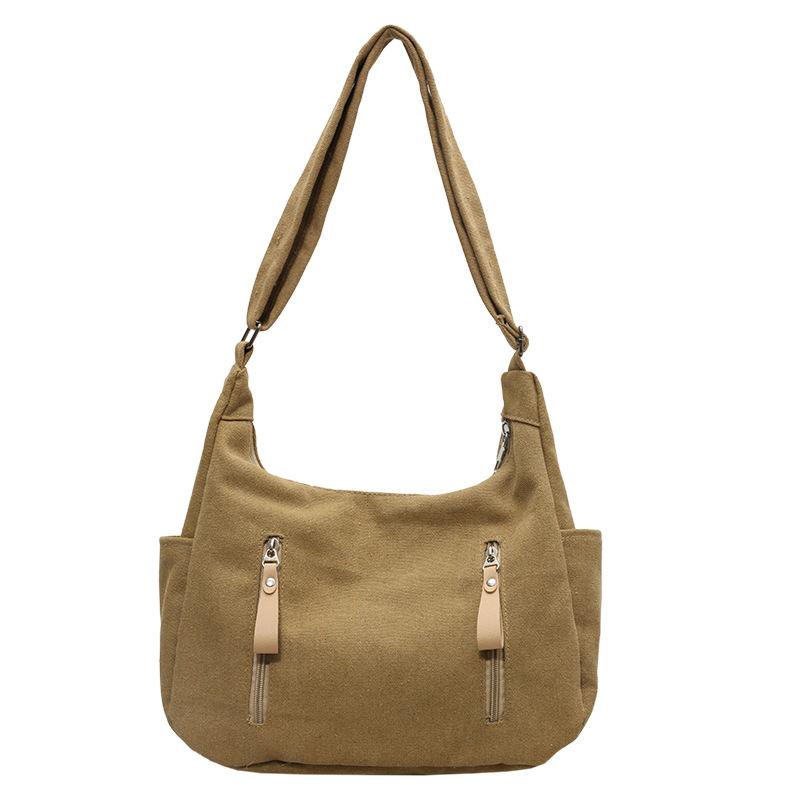 

Холщовая сумка Женская большая вместительная сумка Студенческая сумка через плечо через плечо