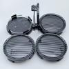 4pcs ABS 74mm ( 69mm I.D) Carbon Fibre Car Wheel Center Caps Rim Hubcaps Centre Cover Wheels Hub Lid Replace Styling Accessories