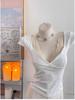 Elegant Lace Wireless Padded Bra – Chic French Vest Style