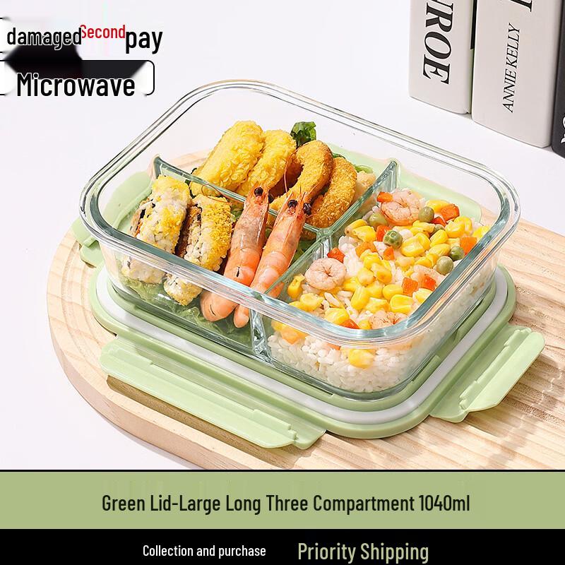 Nordic Heat-Resistant Glass Food Container