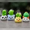 Succulent Animal Cute Resin Statue Action Figure Model For Tabletop Gift Decor