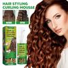 60ml Haarformendes Mousse Professionelle Lockenstyling-Creme Natürlicher Flauschiger Lockenverstärker Definierende Damenhaarpflegeprodukte