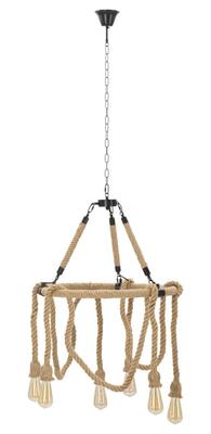 Lampa Sufitowa Sznur Okrągły Cm Ø 64X90