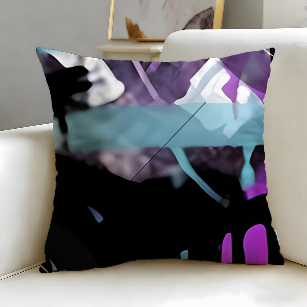Federa Cuscino con Texture Graffiti da Strada Morbida e Facile da Lavare – Versatile Per Divano, Letto, Viaggio E Ufficio