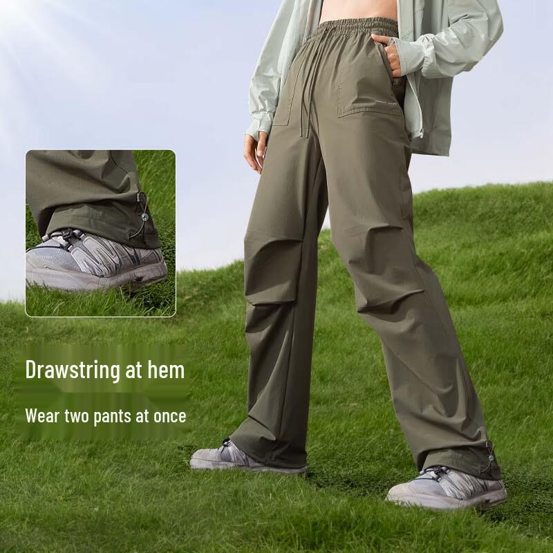 MOLY VIVI Women s Breathable Sun Protective Ice Silk Hiking Pants XL