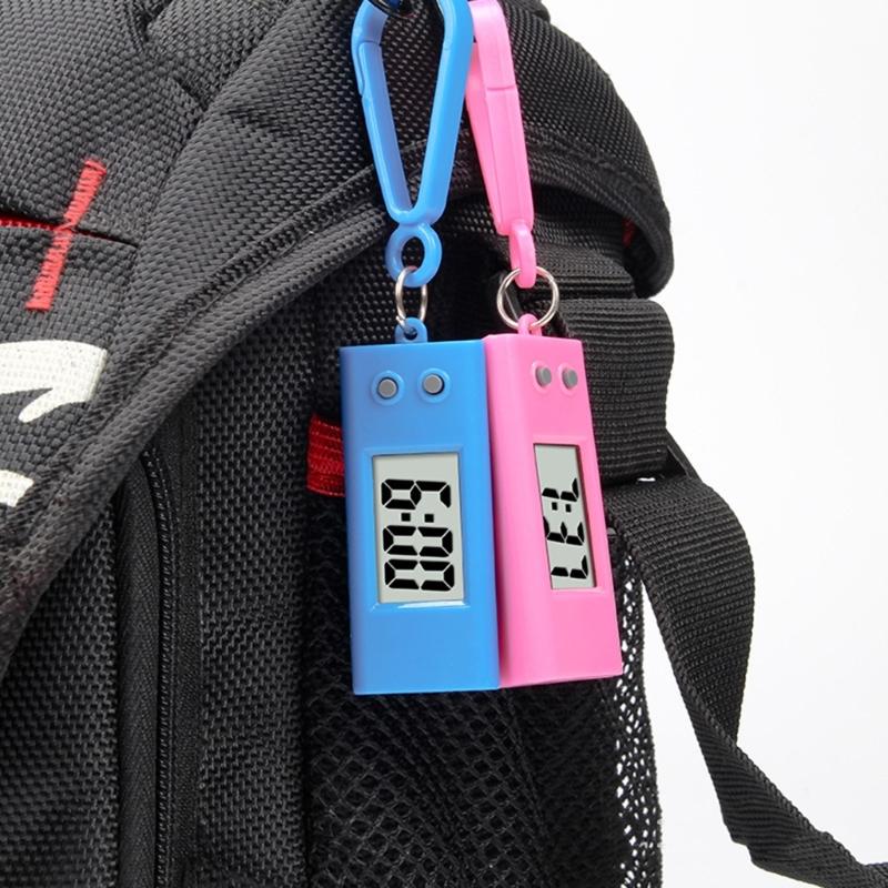 Mini elektronické hodinky klíčenka přenosné kapesní digitální hodiny klíčenka přesný ukazatel času hodiny studentské potřeby