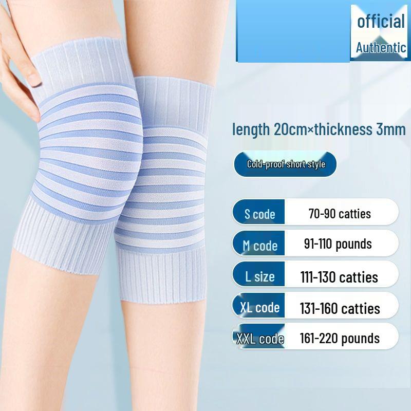 Unisex Mulberry Silk Knee Pads for Warmth and Joint Protection in All Seasons