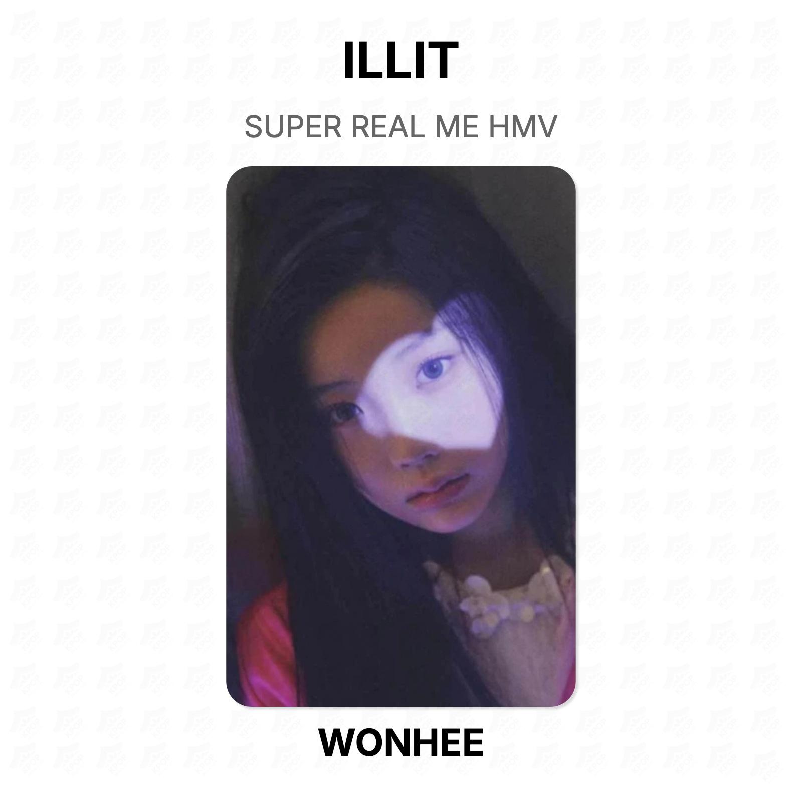 ILLIT SUPER REAL ME HMV Official Photocard WONHEE