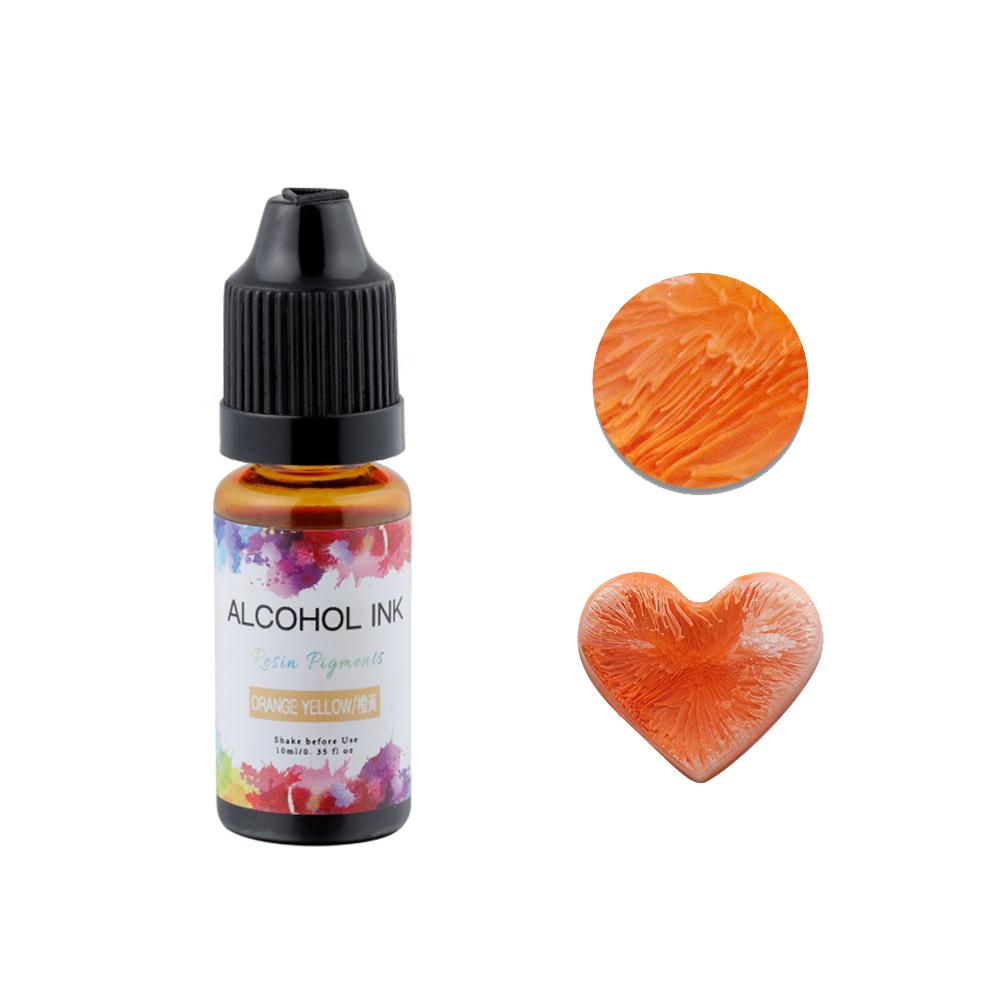 10ml Epoxy Resin Diffusion Pigment Resin Pigment Alcohol Ink Liquid Colorant Dye Diffusion Ink for Epoxy Dyeing Jewelry Making