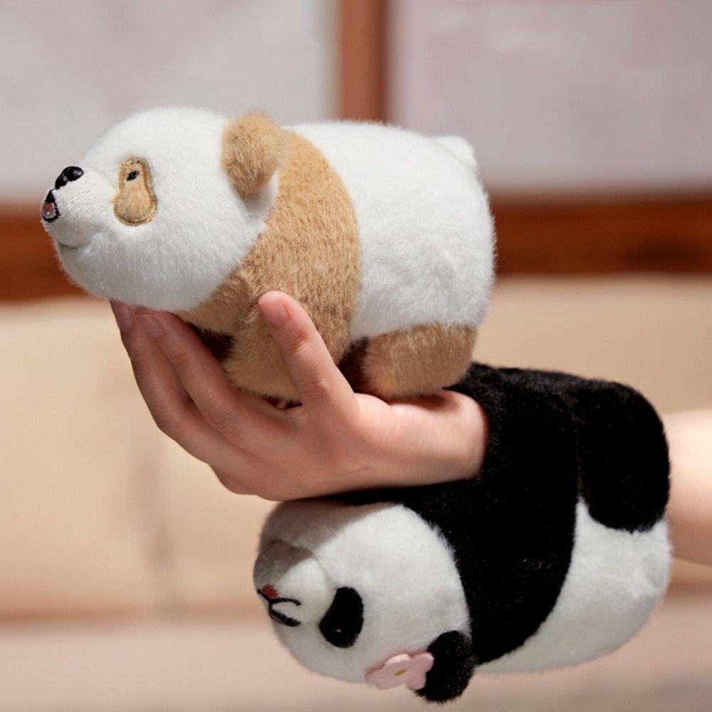 Simulation Slap Bracelet Series Soft Plush Doll Slap Bracelet Panda Plush Wrist Band  Christmas Toy