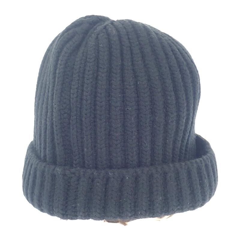 PRADA  UMD446_1WTO_F0002_S_202 M Knit cap black wool/Nylon mens