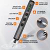 Electric Screwdriver, 68 In 1 Electric Screwdriver Kit With 64 Magnetic Bits, Precision Screwdriver Cordless Repair Tool For Phone Camera Laptop Watch