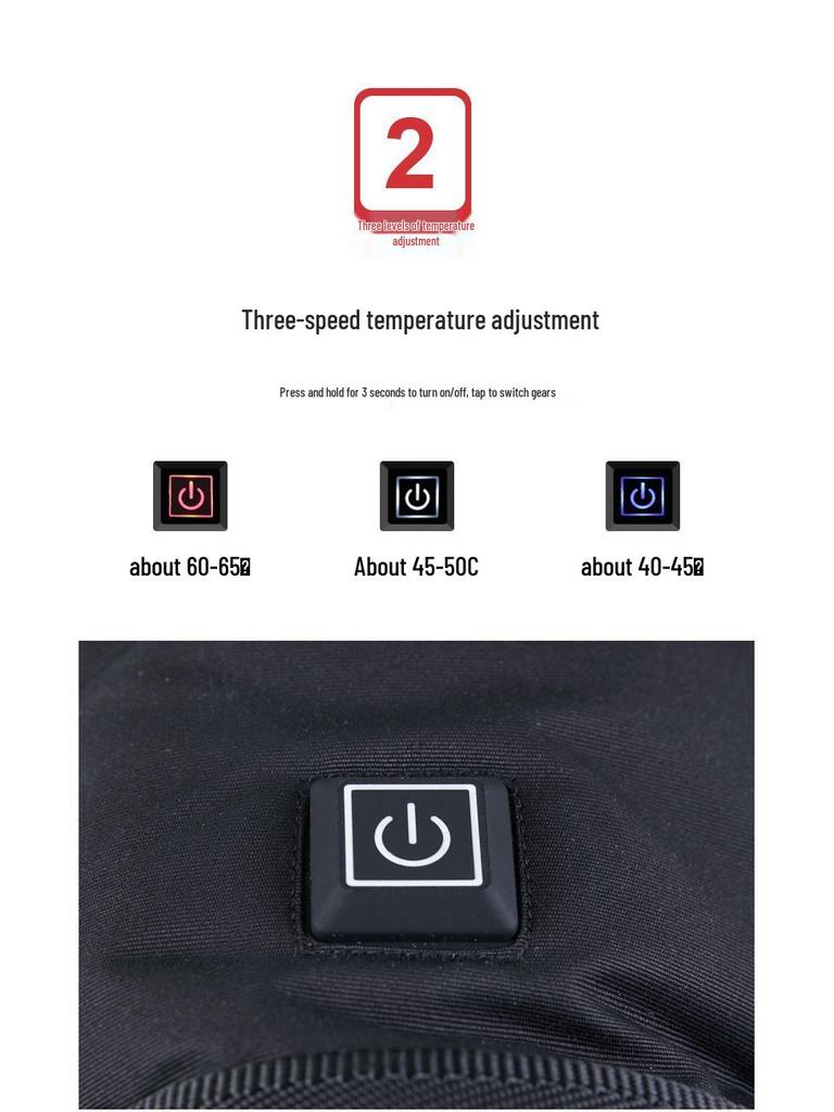 Electric Heated Touchscreen Gloves for Outdoor Skiing & Cycling