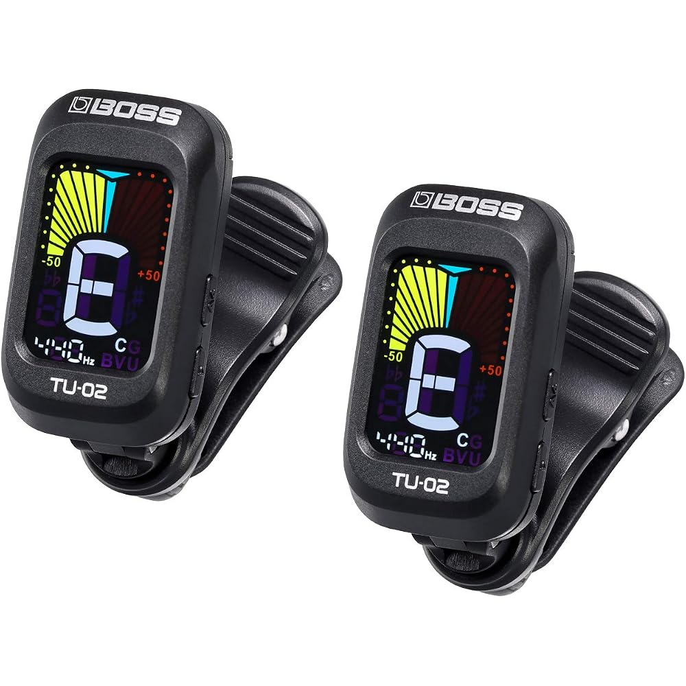 [Bulk Purchase] BOSS TU-02 Clip-on Tuner (Set of 2)