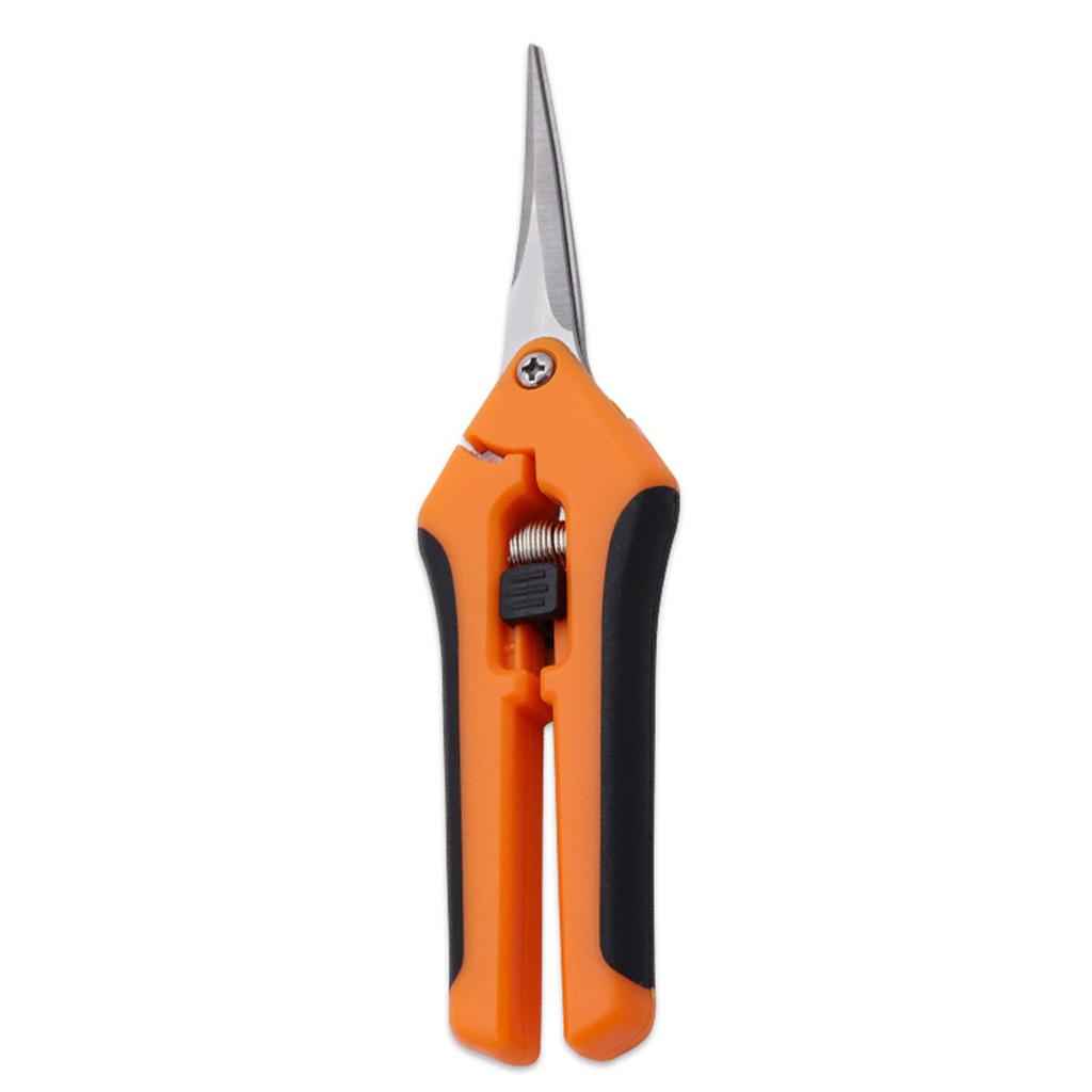Trimming Scissors With Spring-Loaded Easy Cutting Electrical Cable Notch For Tree Branch Hedge