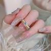 Copper Contemporary Vintage Ring For Women With Luxurious Gold Finish And Dazzling Geometric Diamond Detailing