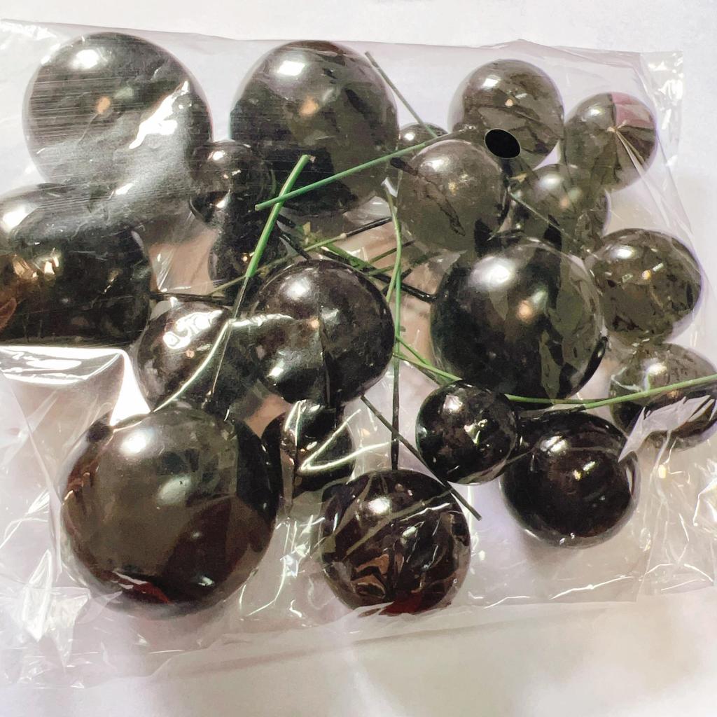 Gold, Silver, and Iridescent Ball Cake Toppers - Baking, Birthday, Dessert Decoration Set