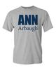 Ann Arbaugh Bold Football Michigan Sports Game Novelty Adult T-Shirt Tee Unisex T-Shirt
