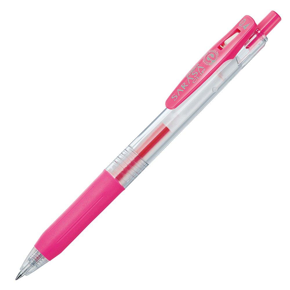 Zebra Sarasa Clip Gel Ballpoint 10 Pen, 0.4 Inch, Colors, JJS15-10CA