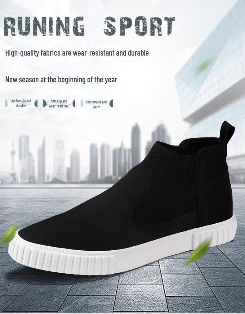 2024 Men's Trendy Korean Canvas Shoes: All-Match Casual Sneakers for Autumn and Spring