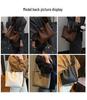 Women's Large Capacity Retro Commuter Tote Bag, Winter 2025, Soft Leather, High-end Shoulder Bag