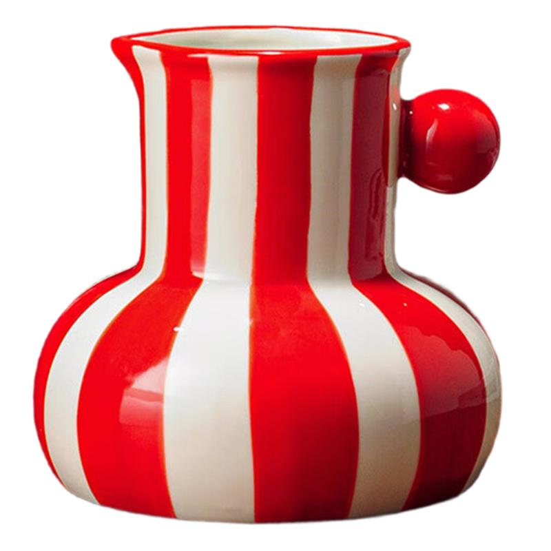 AS60-Room Aesthetic Flower Arrangement Colorful Vase Plant Pot Table Ornament Floral Decoration