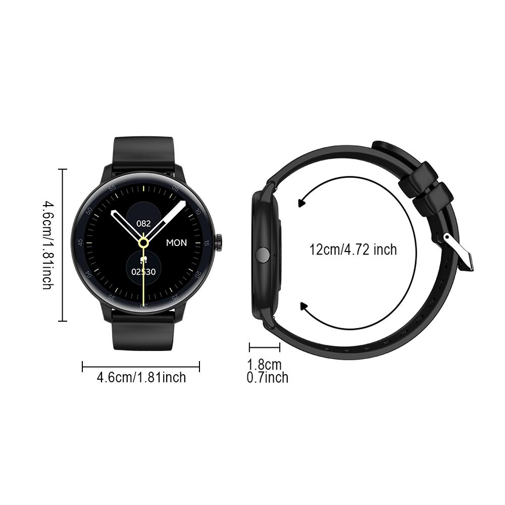 Smart Watch QTLLBT, with Call Answering Function, Fitness and Step Tracker, Photo Taking, Sedentary Reminder Weather Forecast, Multiple Sports Modes