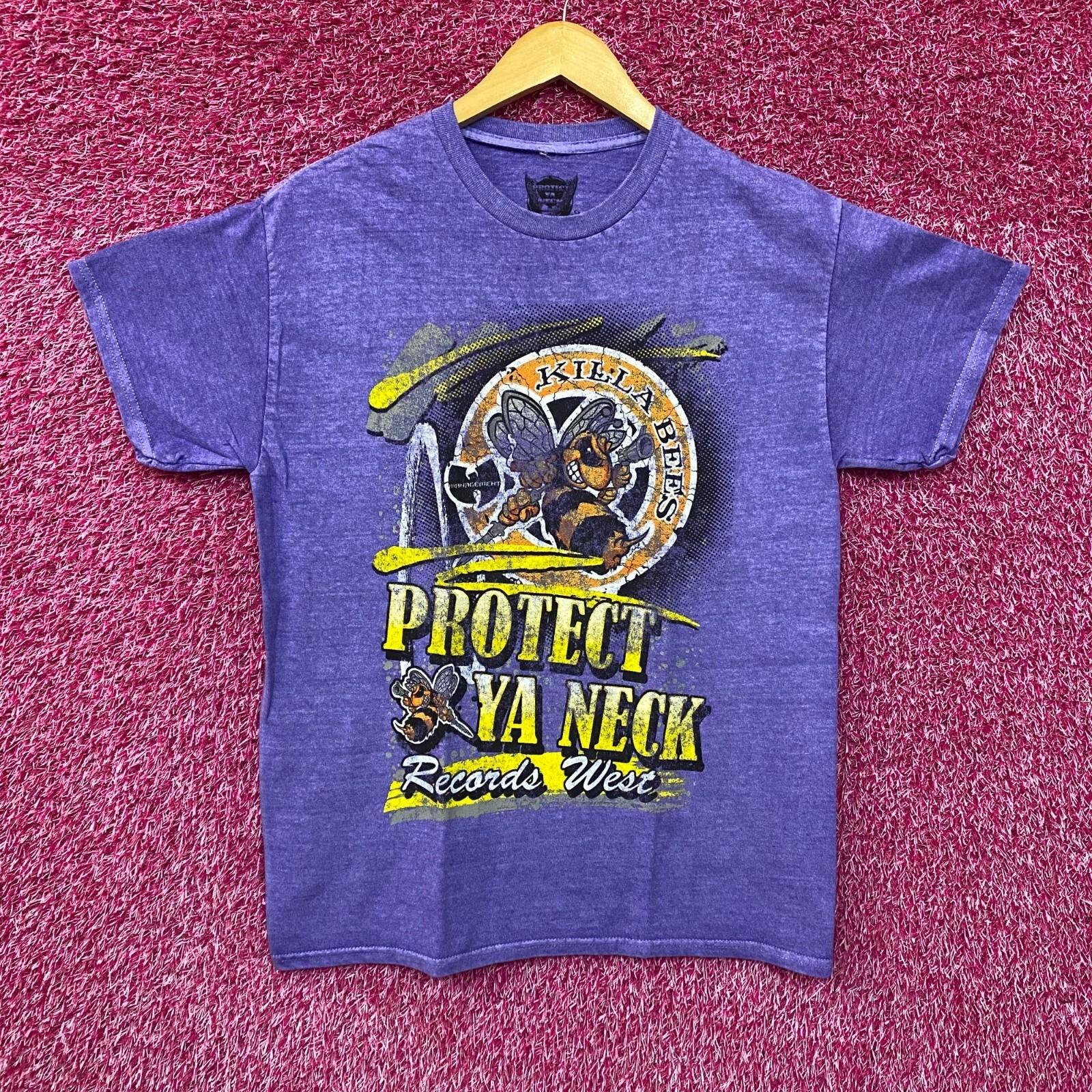 Wutang Killa Bees Protect Ya Neck Records West T-Shirt Medium S