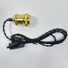 Retro E27 Screw Base Pendant Lamp Holder with Twisted Cord and Switch