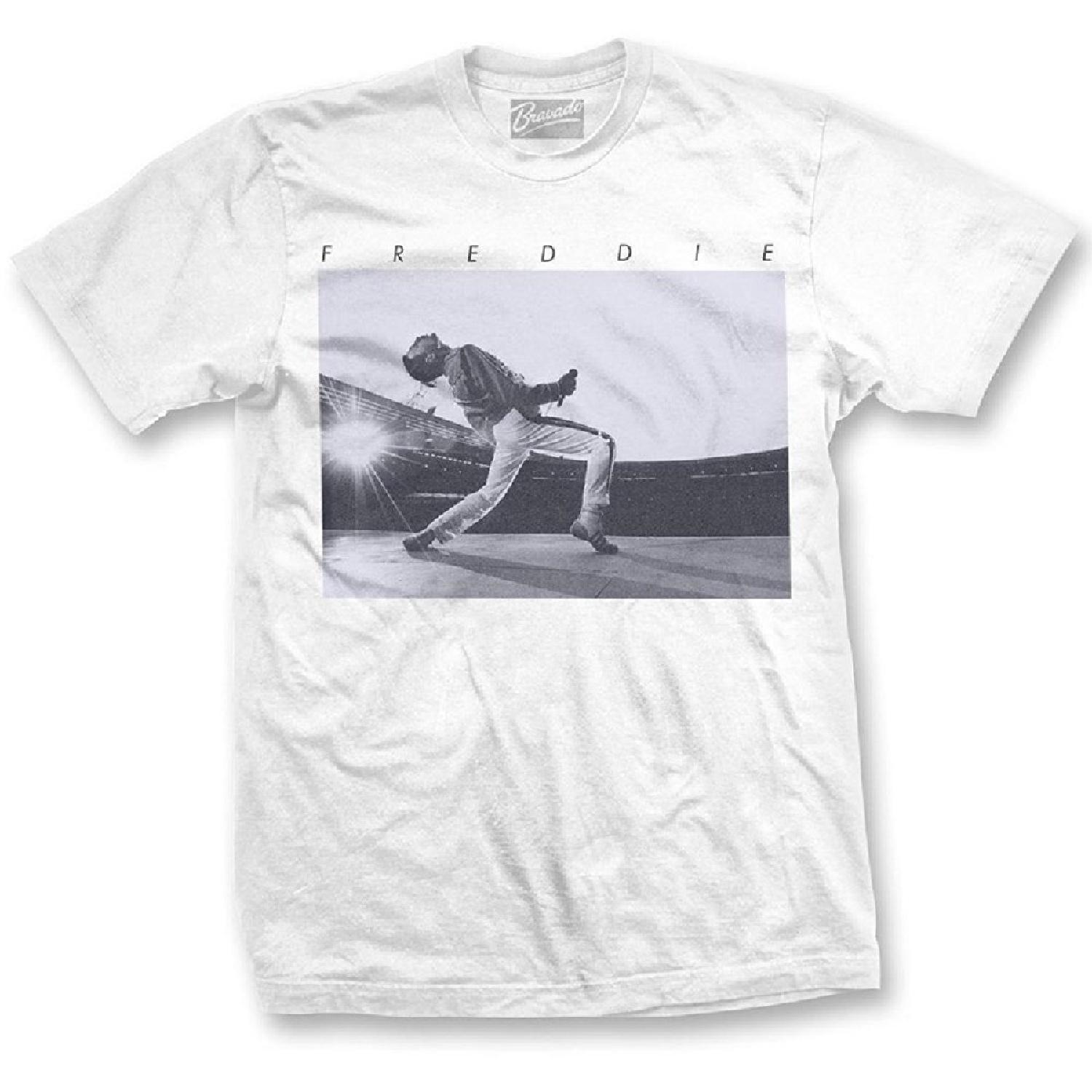 

Queen Freddie Mercury Howl T-shirt-White, X-large, X-Large S білий