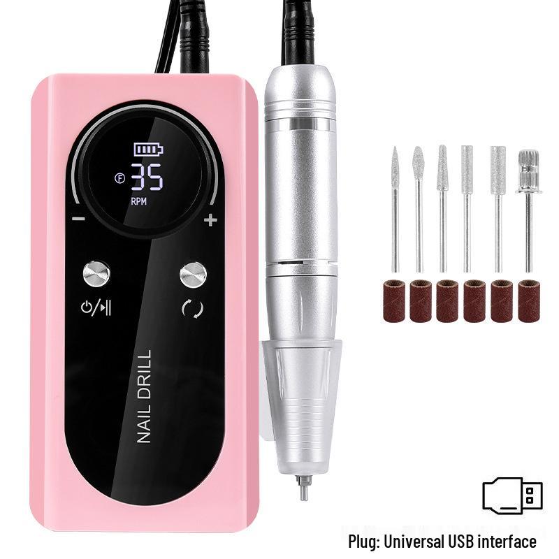 Rechargeable 30,000 RPM Professional Nail Drill for Gel Polish Removal