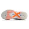 Li Ning Raid 2 Mesh Cushioning Abrasion Resistant Slip Resistant Low top Badminton Shoes Women's Orange White AYAP004-3
