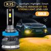 2Pcs 60W 25000LM H11 Led Nebel Licht Lampen H8 9005 HB3 3000K Gold Gelb H4 CSP LED Motorrad Scheinwerfer Auto Moto Lampe
