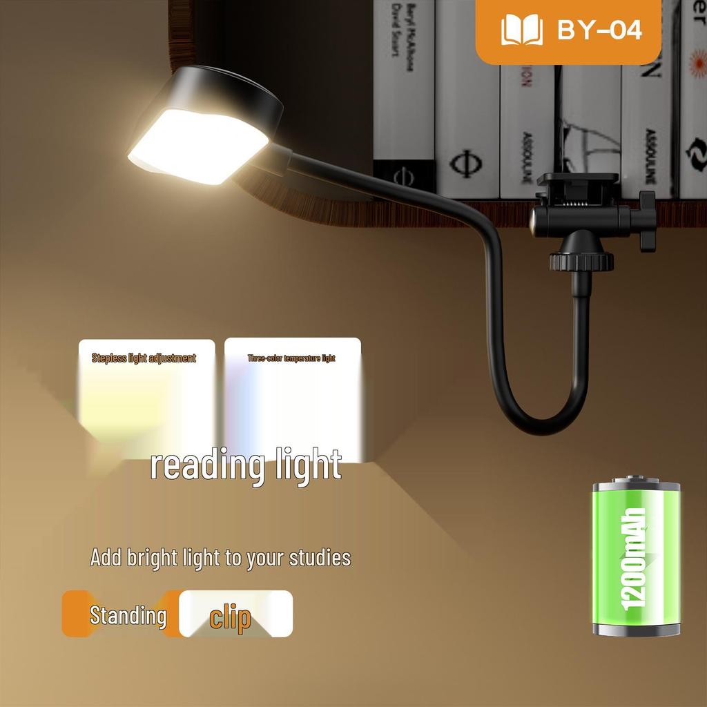 Full Spectrum Eye Protection Desktop & Clip-On Reading Light with Bedside Ambience