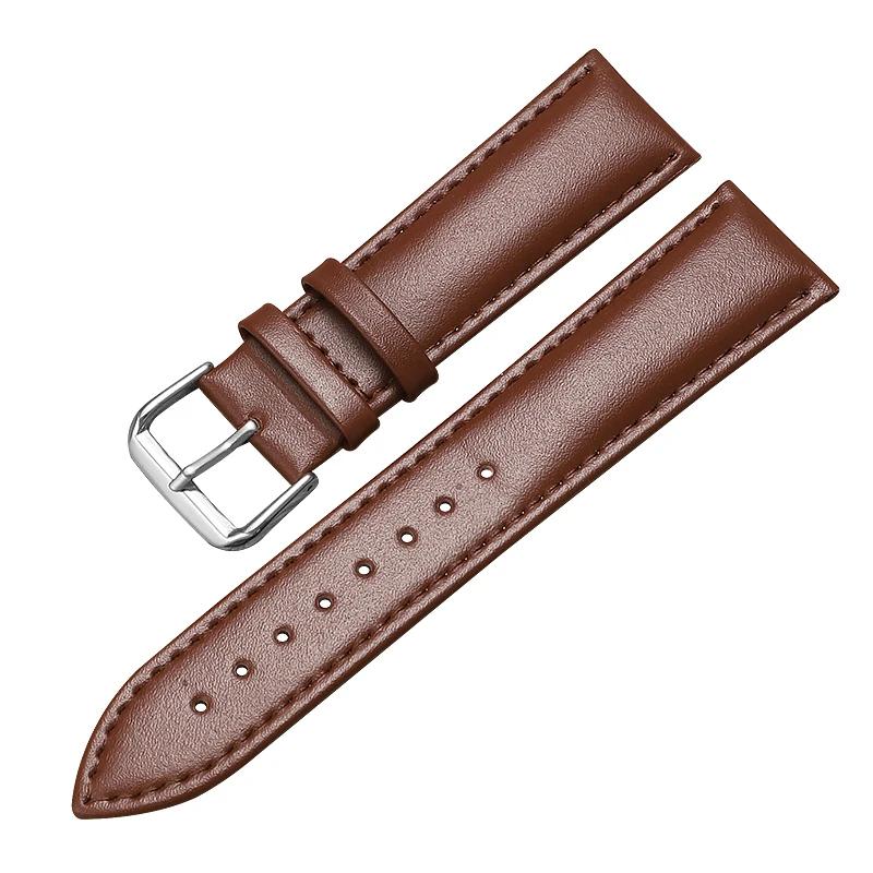 Genuine Leather Watch Bands Strap 12mm 13mm 14mm 15mm 16mm 17mm 18mm 19mm 20m 21mm 22mm 23mm 24mm Men General Watch Band Straps