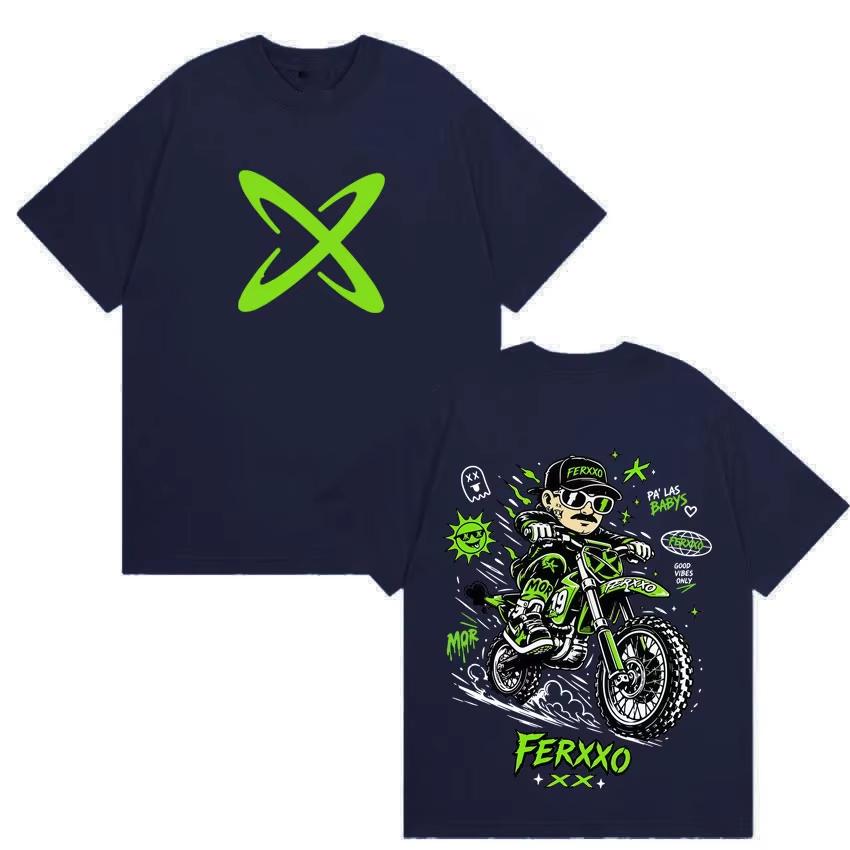 2026 Album T-Shirt Printed with Feid Vs Ferxxo Falxo, Unisex High-Quality Casual Loose Crew Neck Short Sleeve Cotton Outfit for Summer T-Shirt