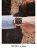 HELEI Men's Quartz Leather Watch - Waterproof, Three-Hand, Single Calendar