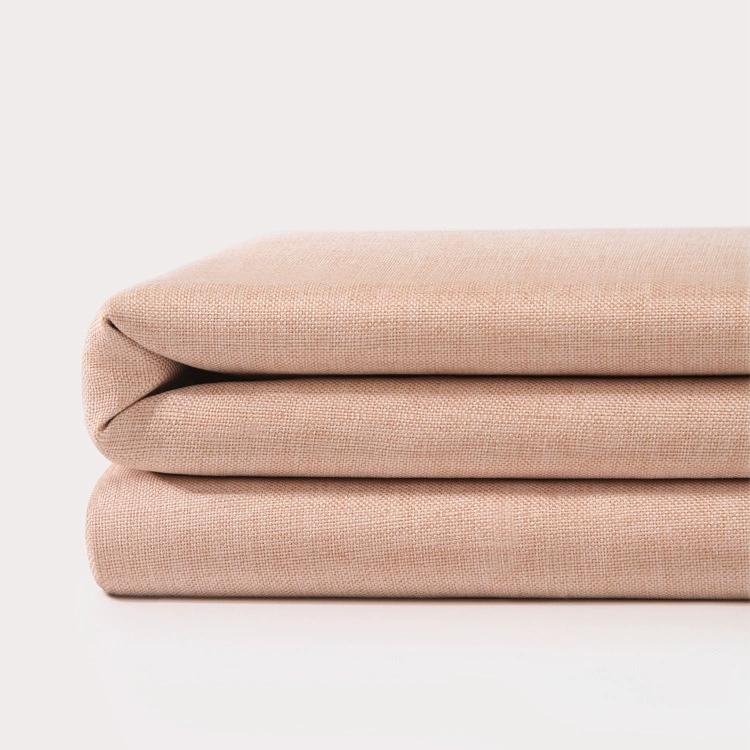 Linen-Look Shower Curtain - Pure Color Waterproof & No-Hole Bathroom Partition for Tub/Shower Easy Install Privacy Screen