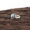 Blue Copper Turquoise Handmade Gemstone Ring, 925 Solid Sterling Silver Ring Healing Jewelry, Gift For Her