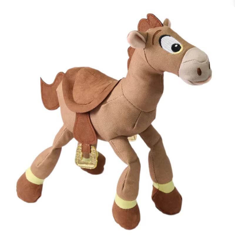 25CM Toy Story Ultimo Woody Sceriffo Toro Bass Bersaglio Peluche Adorabile Cavallo Cartone Animato Bambola Peluche Data di Nascita Regalo Progettato Per Bambini Giocattolo Peluche