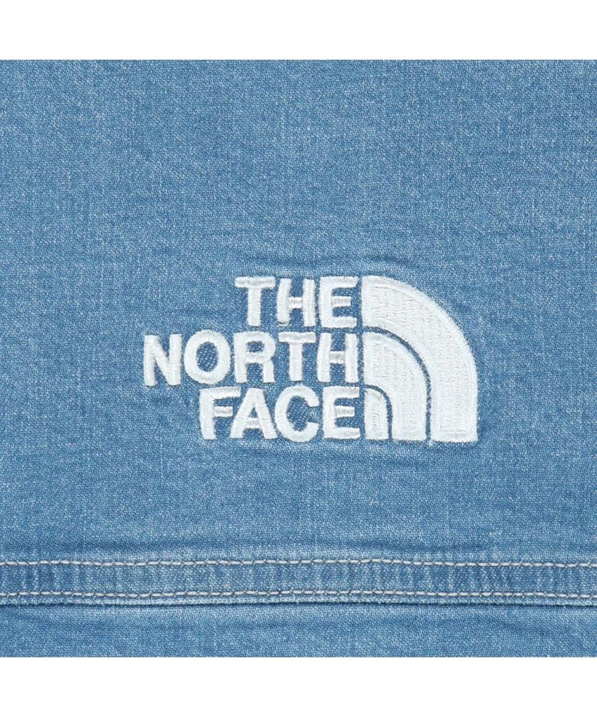 The North Face Nj3Bs09J White Label Brise Denim Jacket Light Blue