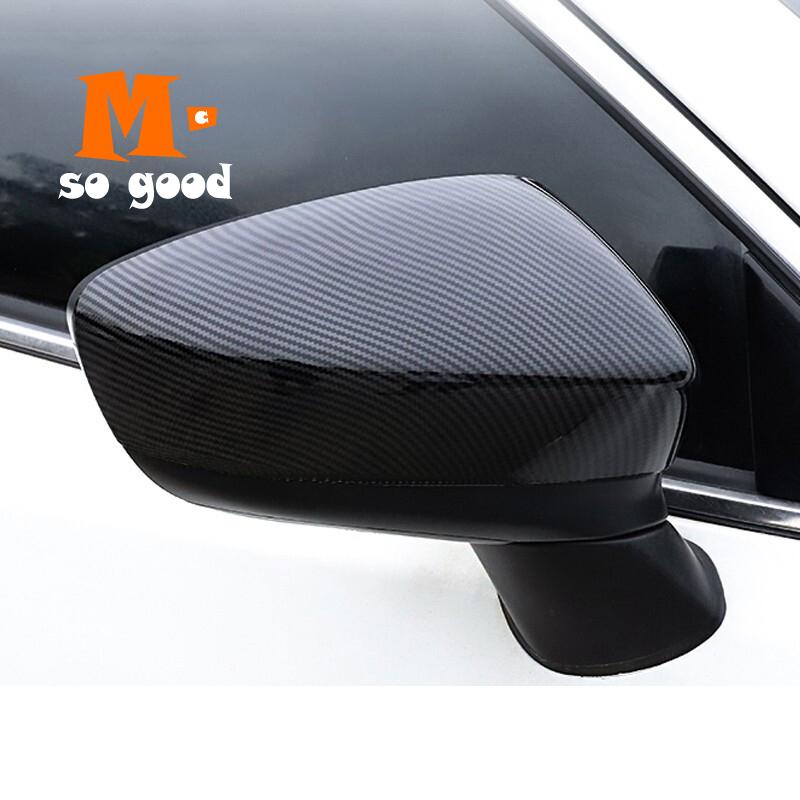 Acessórios Automotivos ABS Fibra de Carbono Espelho Retrovisor Lateral da Porta Capa de Seta Guarnição Concha para Mazda 6 2013 2014 15 16 17 2018 Atenza