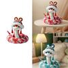 Soft Plushie Snake Year Pillow Bringing Luck Cartoon Cushion for Home Decoration Lover